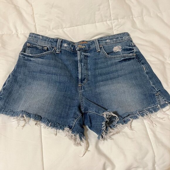Joe's jeans the smith high rise cut off denim shorts size W 30 - Picture 2 of 11